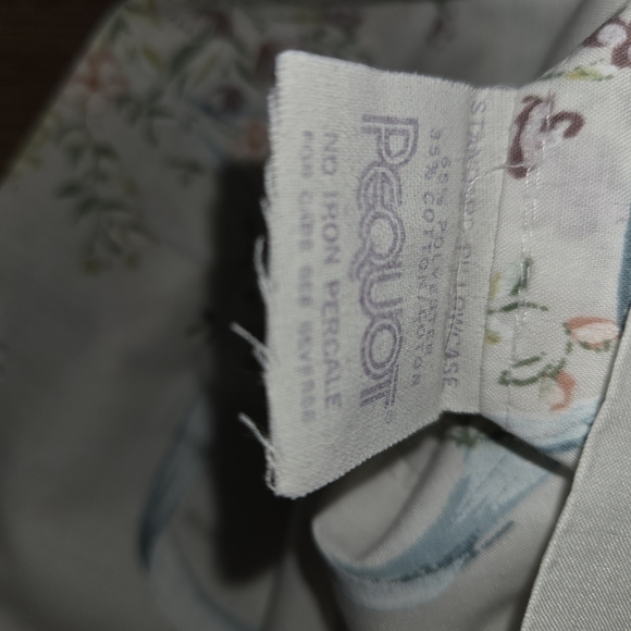 Vintage King Pillowcase Floral Pequot - Picture 4 of 4